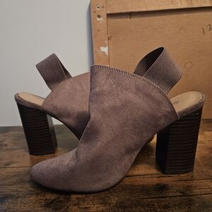 Call It Spring Taupe Heeled Boots